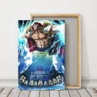 Белая борода Эдвард Ньюгейт цельный аниме деревянная рамка холст постер картина настенный художественный декор для кабинета домашний декор принты