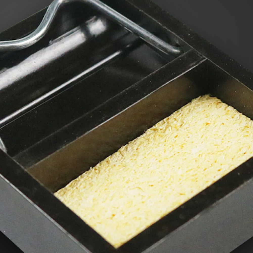 

Mini Electric Soldering Iron Stand Holder Metal Support Station with Solder Sponge Soldering Iron Frame