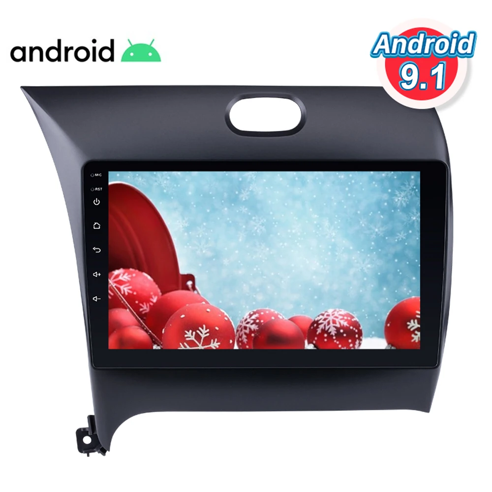 Автомобильный мультимедийный плеер 2 ГБ + 32 9 дюймов 2Din Android 1 Автомагнитола для KIA K3