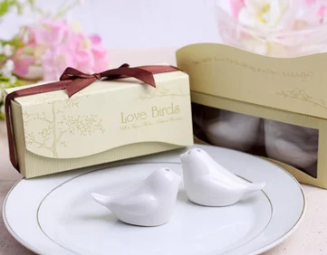 20 шт./лот = 10 компл./лот самые дешевые свадебные и сувениры для вечеринок с птицами