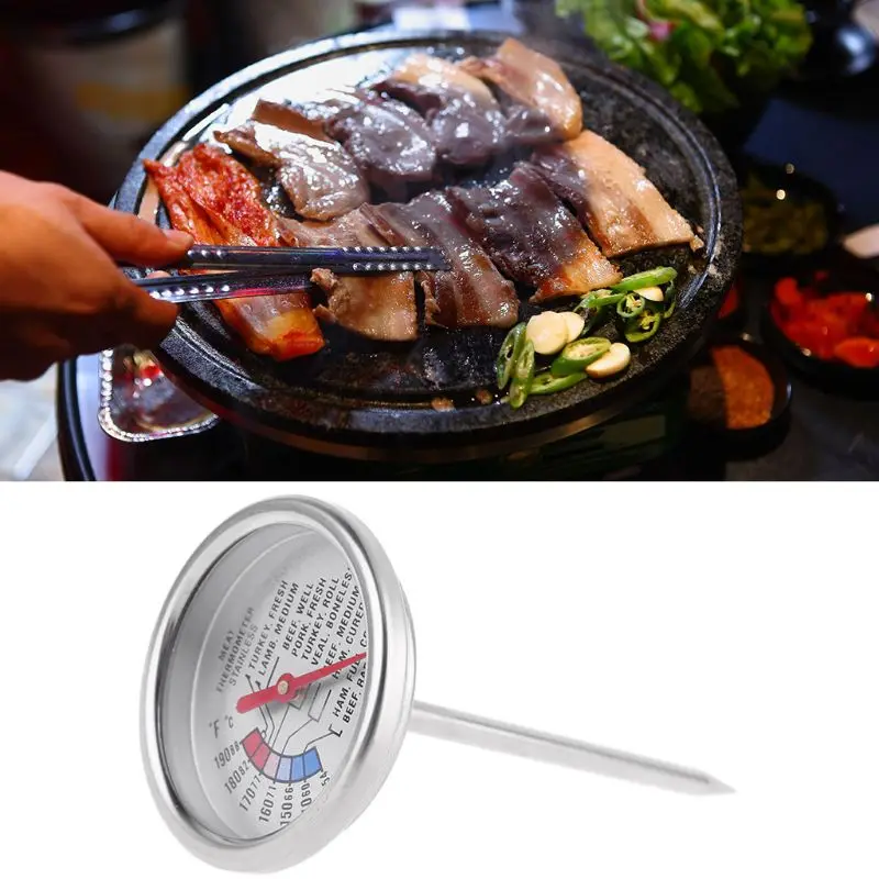 Кухонный термометр для мяса из нержавеющей стали датчик температуры
