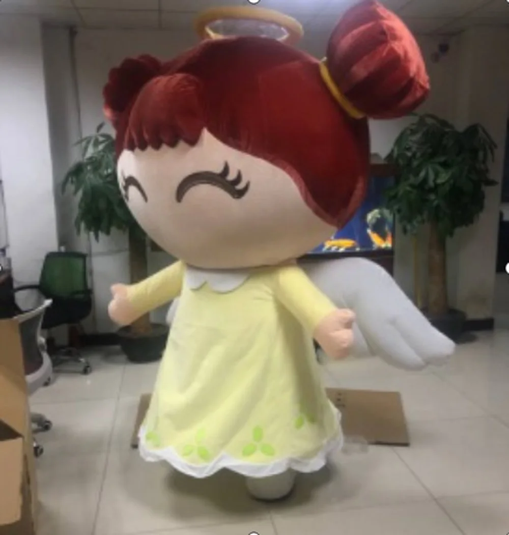 Надувной костюм-талисман Ohlees Angel 2,4 м, изображение только для примера, выполняйте заказ в соответствии с дизайном клиента