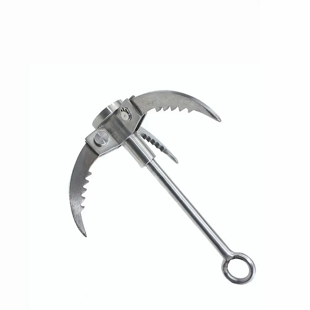 На открытом воздухе выживание восхождение Нержавеющая сталь складной крюк