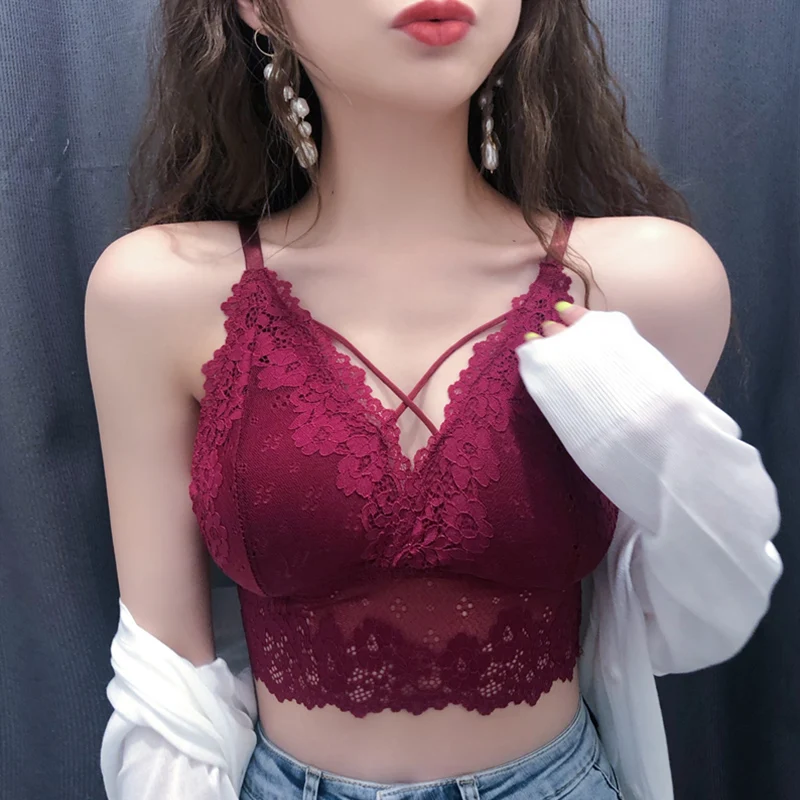 

Women's Tube Top Underwear Push up Anti-Wardrobe Malfunction Base Thin Summer 2019 New Sling Basic Backless Bra