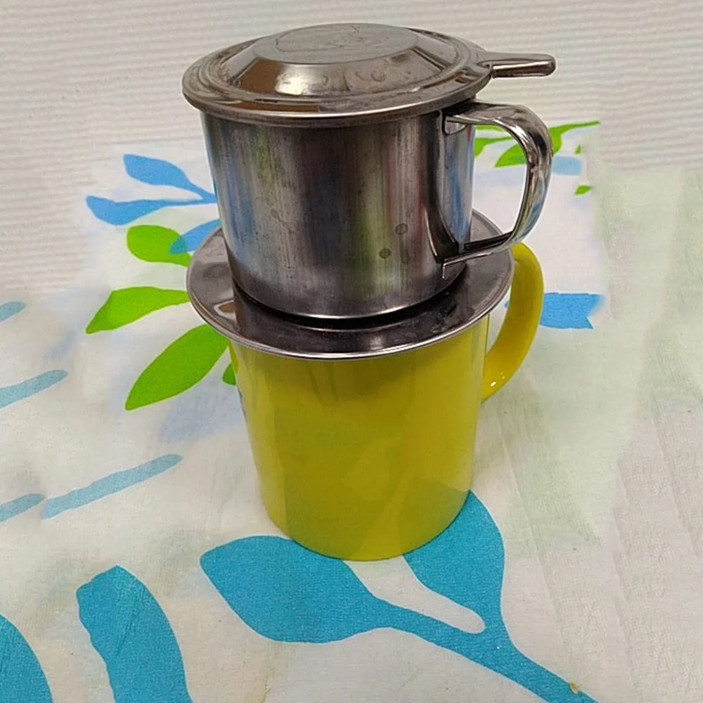 Вьетнамский фильтр для кофе чайник из нержавеющей стали заварки стаканов