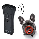 Ультразвуковой Отпугиватель собак для агрессивной атаки, антилай, электронные тренировочные устройства для домашних животных со светодиодным фонариком, тренировочные инструменты для собак