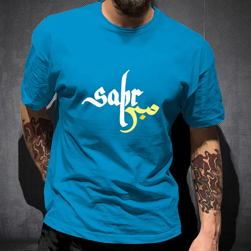 

Fashion Brand Summer Men Cotton T-Shirt High Quality Gym T Shirt For Men Running Shirt Mens Jogging Sports Shirt