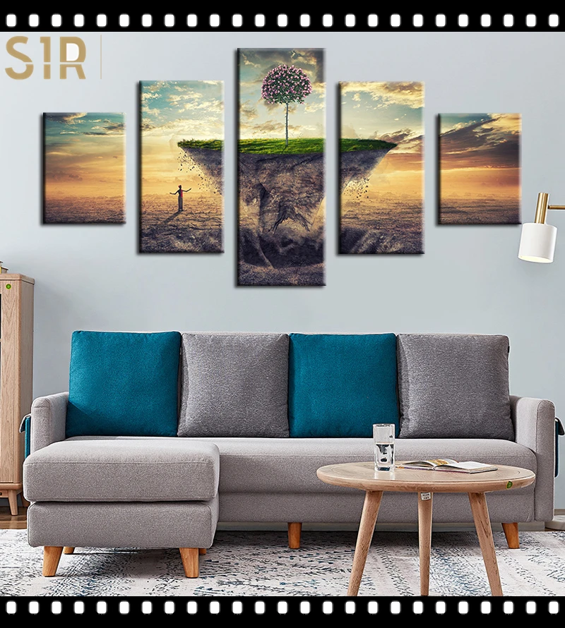 

Anime Movie Posters Wall Art 5 Pieces Canvas Painting Poster Pictures Home Decor Living Room HD Printed Poster Wall Painting