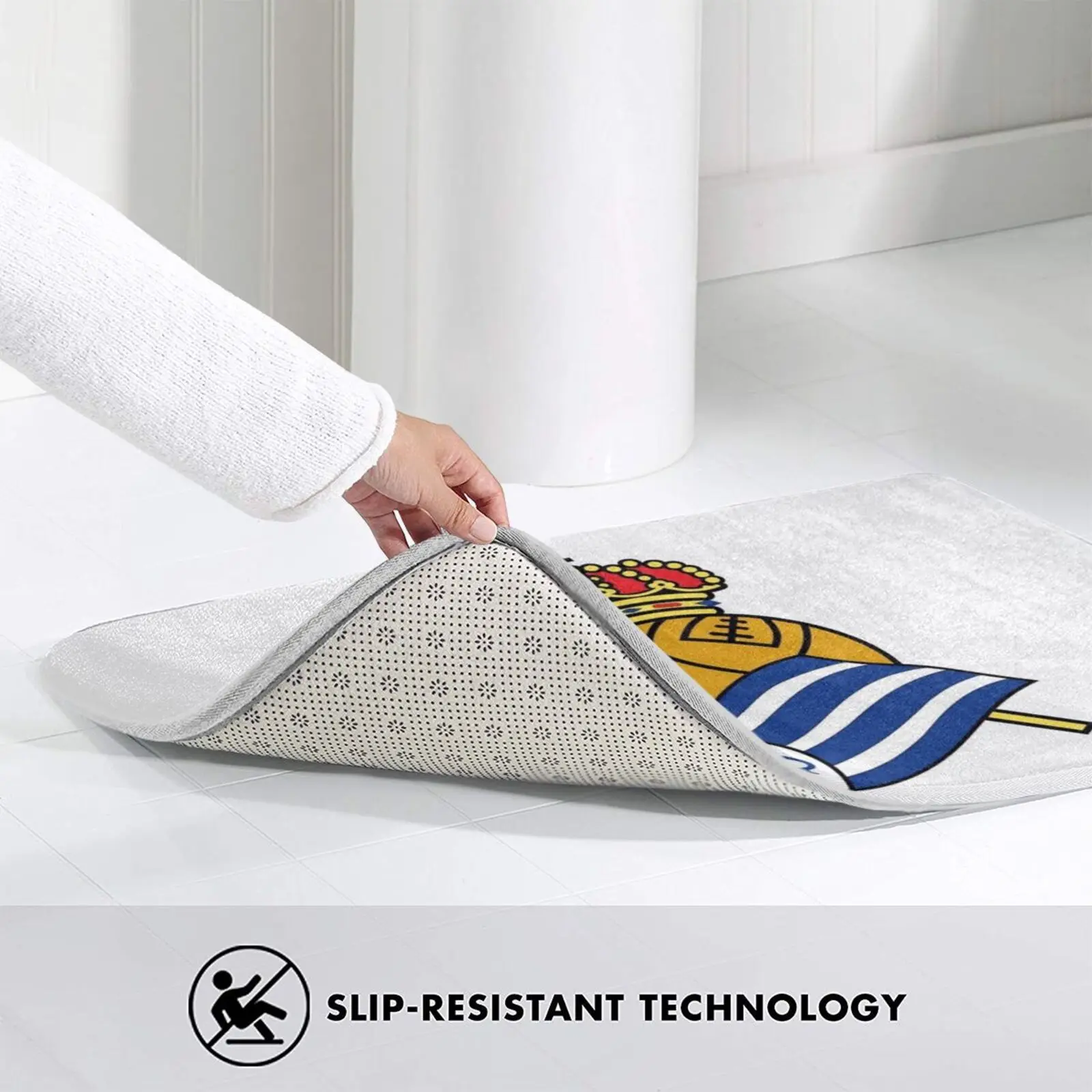 

Sociedad-Real Comfortable Door Mat Rug Carpet Cushion Logo