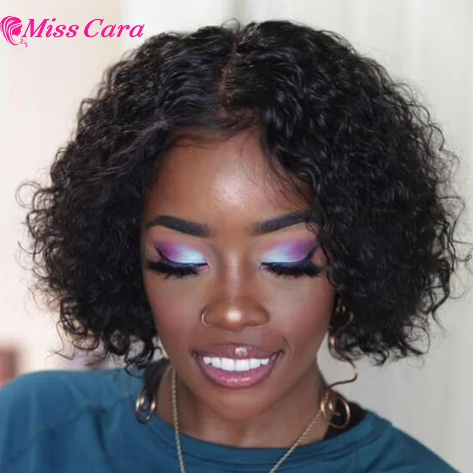 

Malaysian Water Wave Short Bob 4x4 Closure Wig Human Hair Lace Closure Wet And Wavy Bob Wigs For Women Pre Plucked Lace Wigs