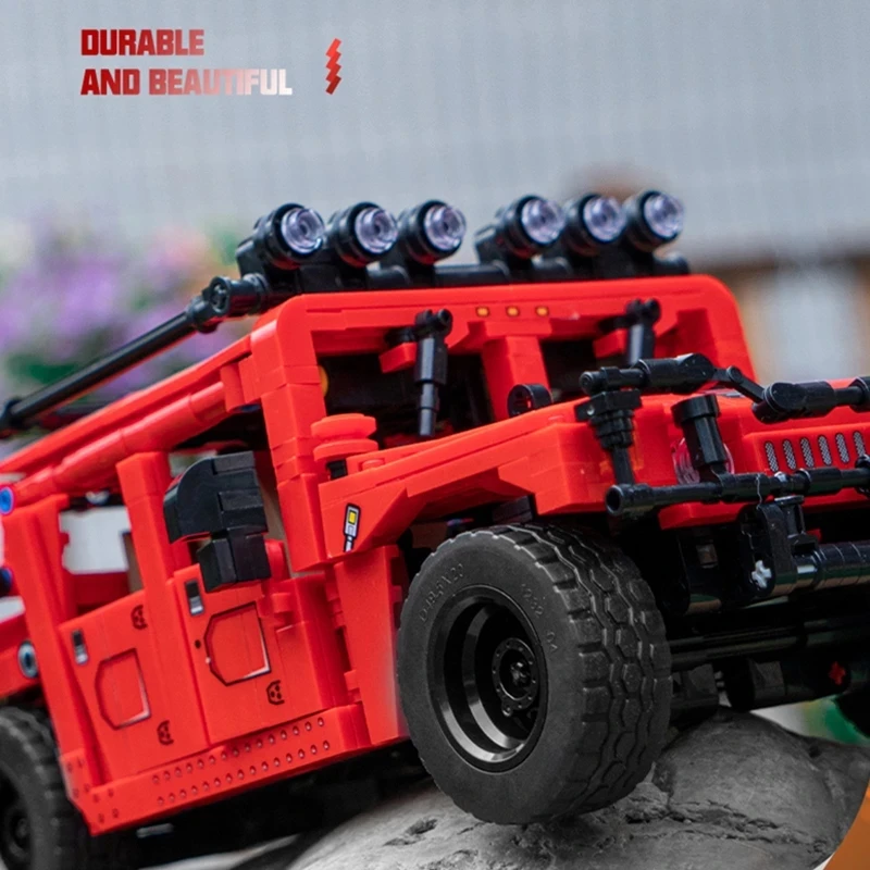 

SY BLOCK High-tech Cross-country Car Model Building Blocks with Pullback Function Kids Educational Assembly Bricks Toys Winter