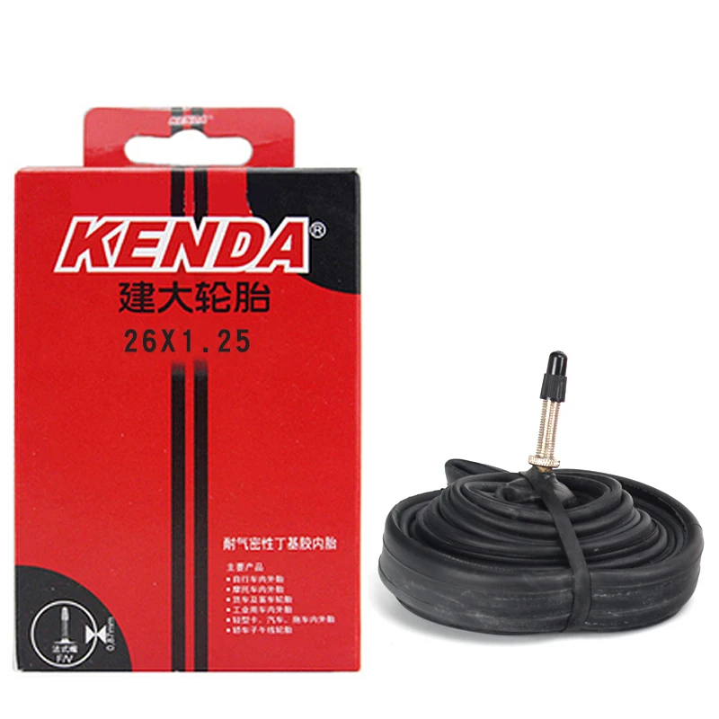 Велосипедная внутренняя трубка Kenda шины для горного велосипеда 26*1-3/8 26*1 25 S/V F/V