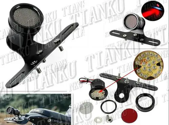 Светодиодный металлический задний фонарь Кронштейн номерного знака для Suzuki 8. 0 C90