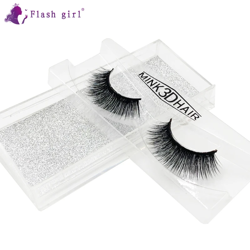 

Most Popular 5D Faux Mink Eye Lashes 1 Pair Natural Long Fake Eyelash Extension Fluffy Cruelty Free False Eyelashes 5D-W41