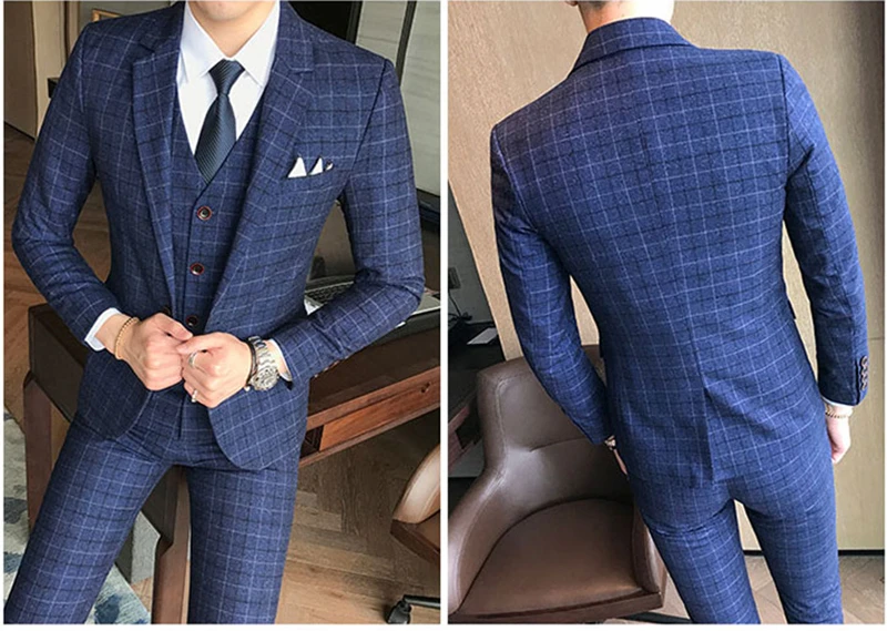 

( Coat + Vest + Pants ) Mens Suit, Suit for Men, Mens Suits 3 Piece, Men Suits for Wedding, Wedding Suits for Men