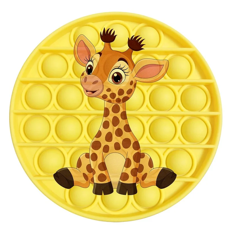 

Push Bubble Sensory Fidget Pop Reliver Stress Toys Silicone Pressure Relieving Children Adults Squeeze Squishy Animals Toy