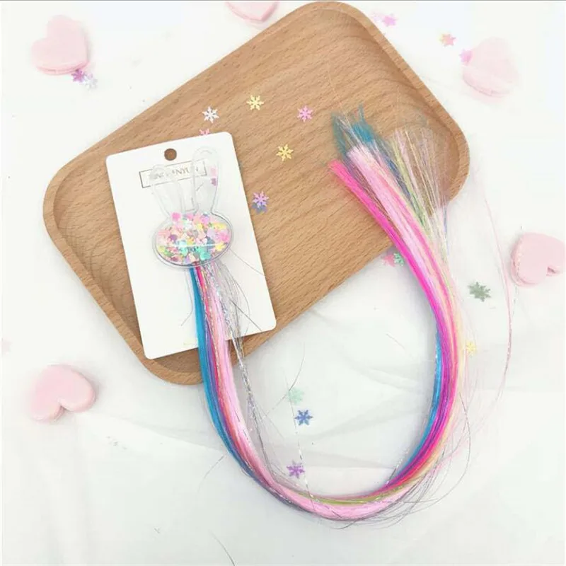 Блестки для волос аксессуары разноцветный галстук бабочка заколки детей