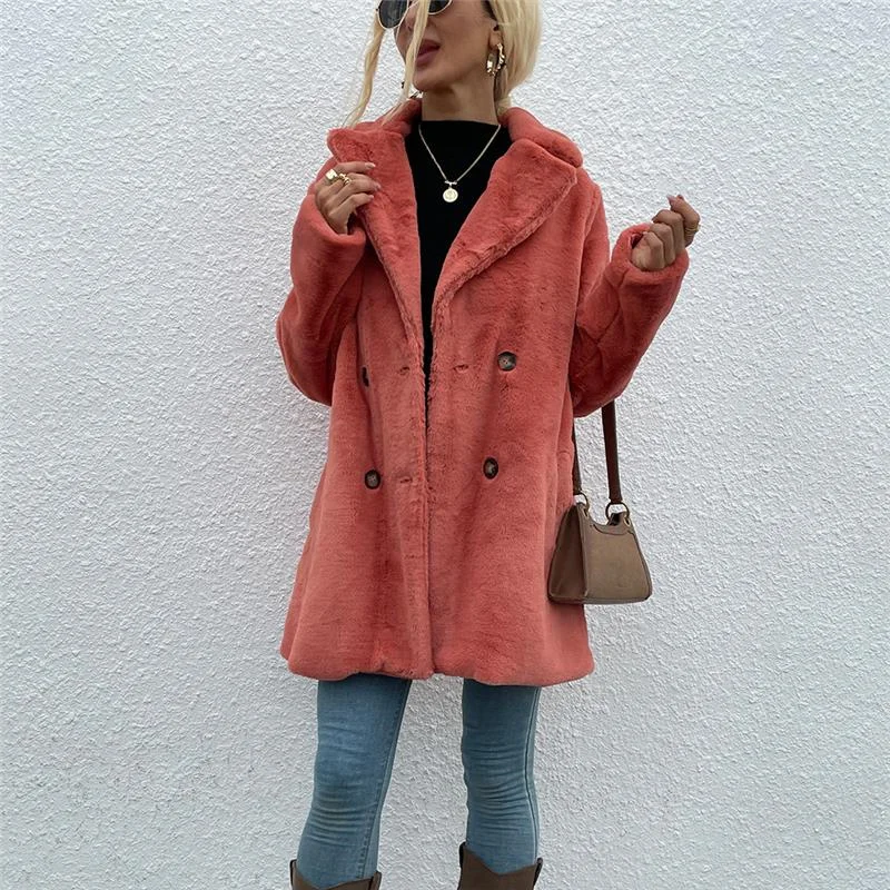 

Winter Women Elegant Coat Basic Women's Coat Laisure Loose Parkas Oversized Long Coat Snow Stylish Tops Female Coats Woman