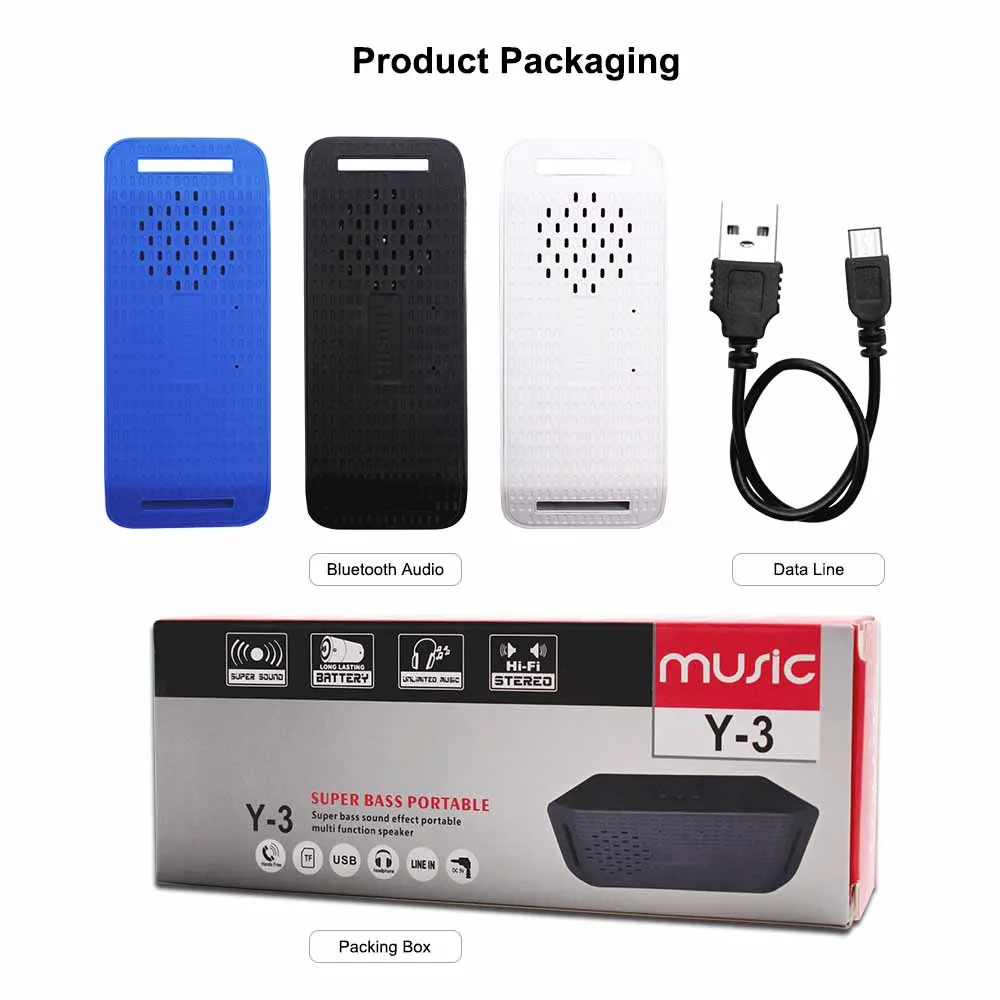 Мини беспроводные автомобильные динамики bluetooth водонепроницаемые USB FM радио