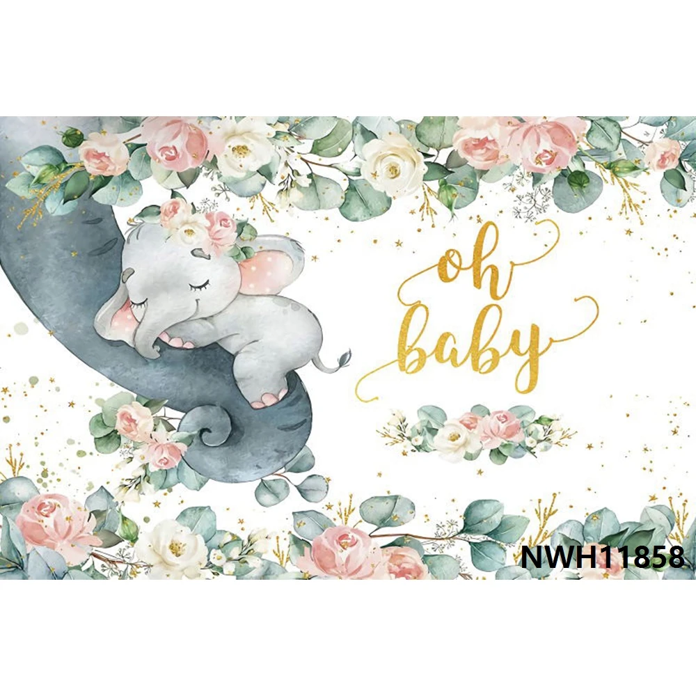 

Nitree Tropical Jungle Forest Wild Animal Safari Party Newborn Baby Shower 1st Birthday Backdrop Vinyl Photography Background 20