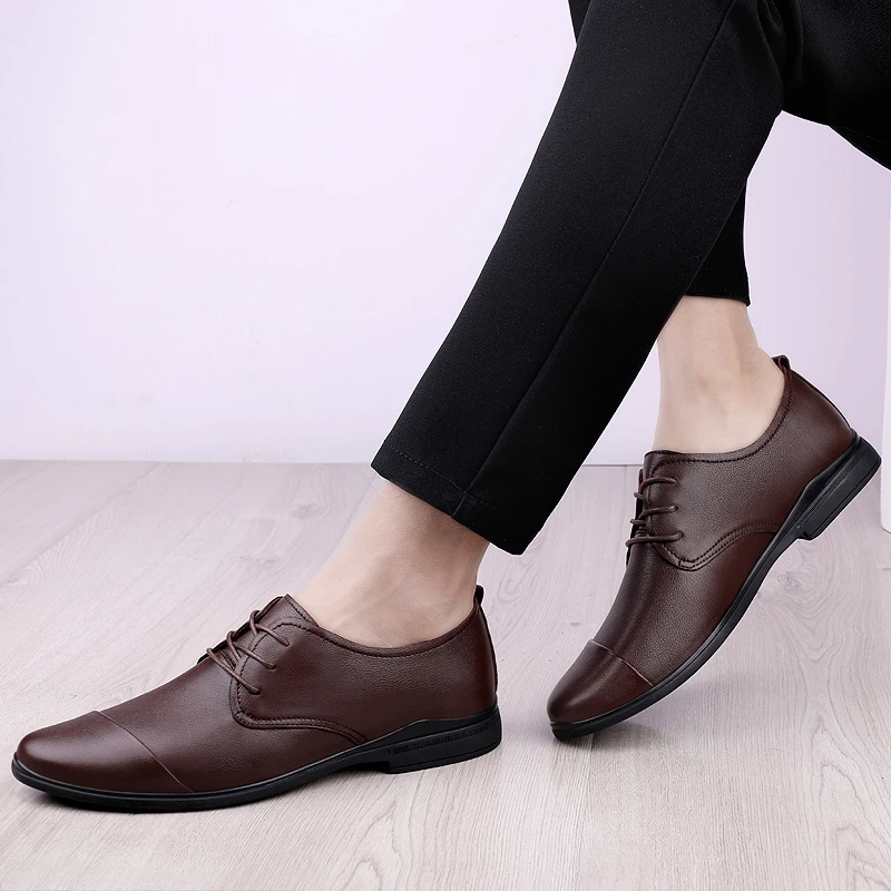 

for sale Mens causal male wear Breathable leather flat Light casual boots Casual footwear loafers men man sports mens sneaker