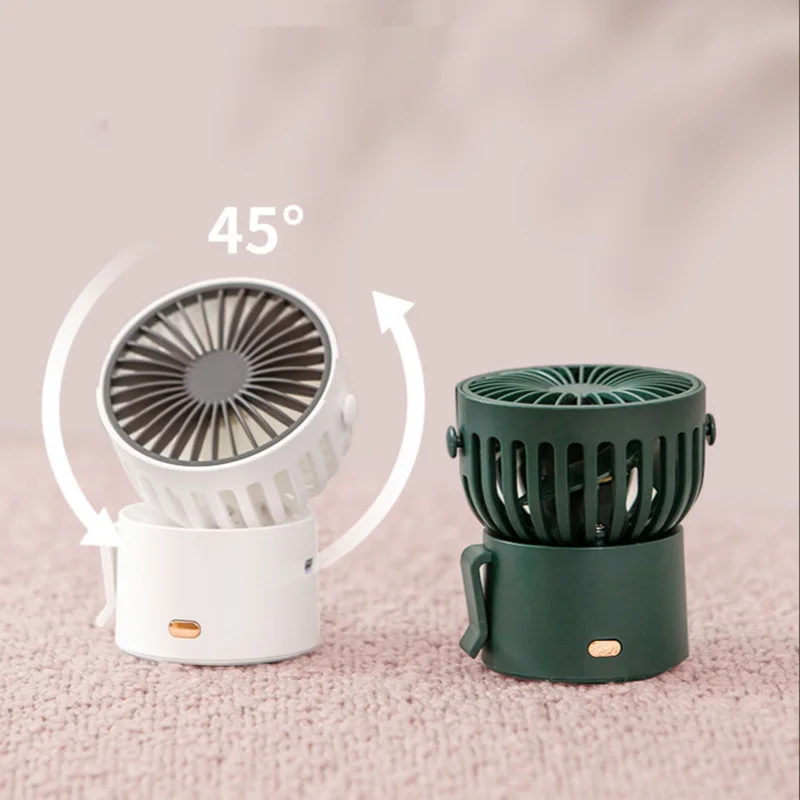 

Portable Neck Fan with Recharge Wearable Hanging Waist Fan Mini Electric Desk Fan Handheld for Outdoor Working Camping Fishing