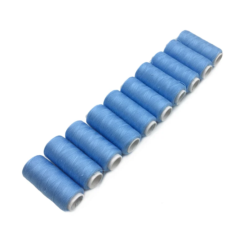 07 10pcs 10 шт. нить для вышивки madeira hilos para bordar, нить для вязания крючком, швейные принадлежности, полиэстер, эластичная машина - Цвет: 07 10pcs
