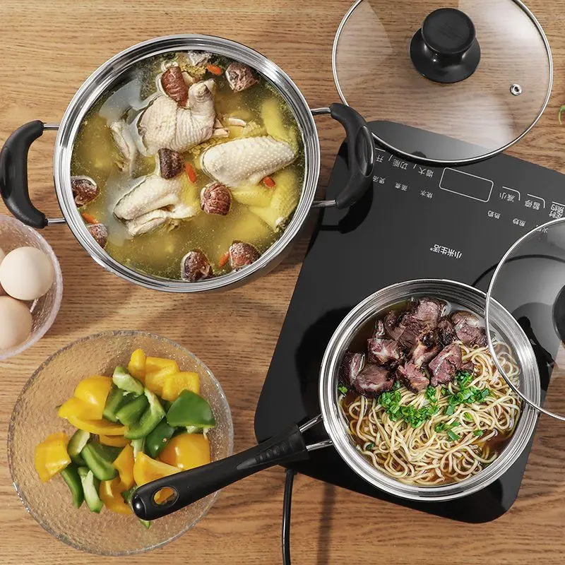 Кастрюля для супа из нержавеющей стали универсальная горячего молока кастрюля