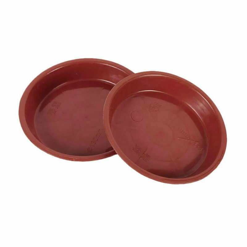 10 Pcs Plastic Garden Flower Pot Plant Saucers Water Tray Base for Indoor Outdoor VFD | Trays