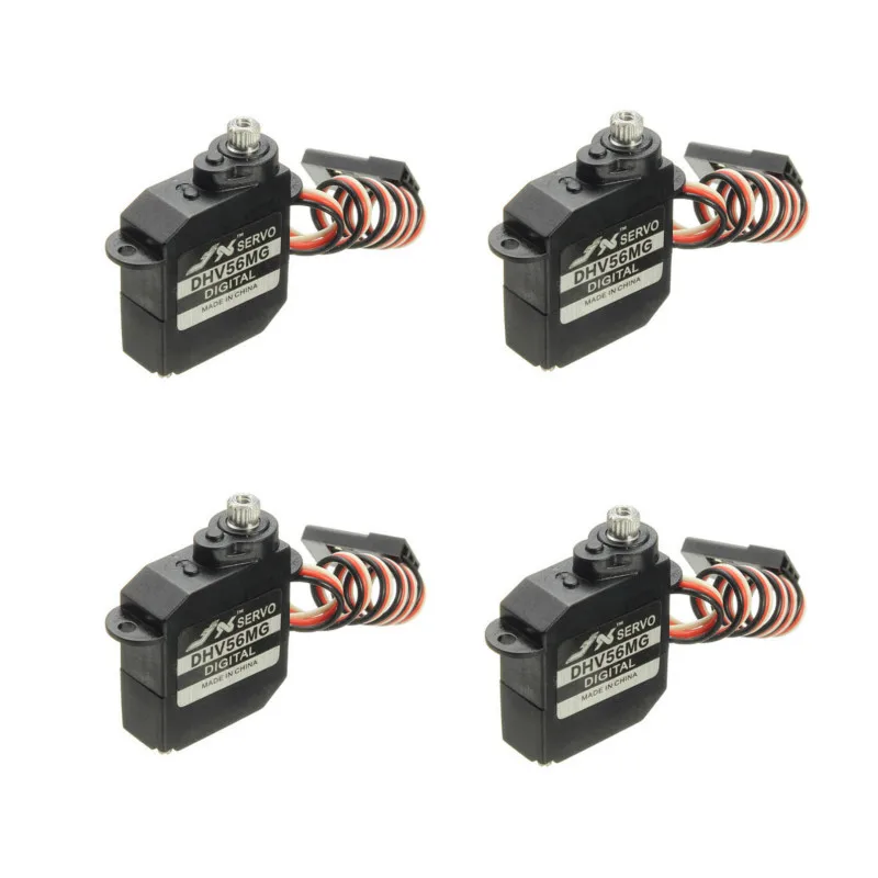 Цифровой мини сервопривод JX Servo DHV56MG 5 6 г DS металлическая Шестерня MG HV 1 2 кг для