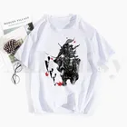 Футболка с изображением призрака цушимы, японского цзиня Сакаи самурая, топы, футболки для мужчин и женщин, Повседневная футболка с коротким рукавом, забавная уличная одежда