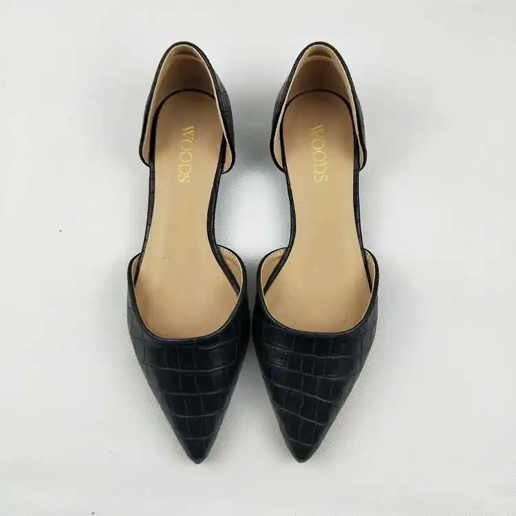 

Women Flats Basic Snake Skin PU Leather Women Shoes Casual Fashion D'Orsay Shoes Summer Platform Ladies Shoe AB378