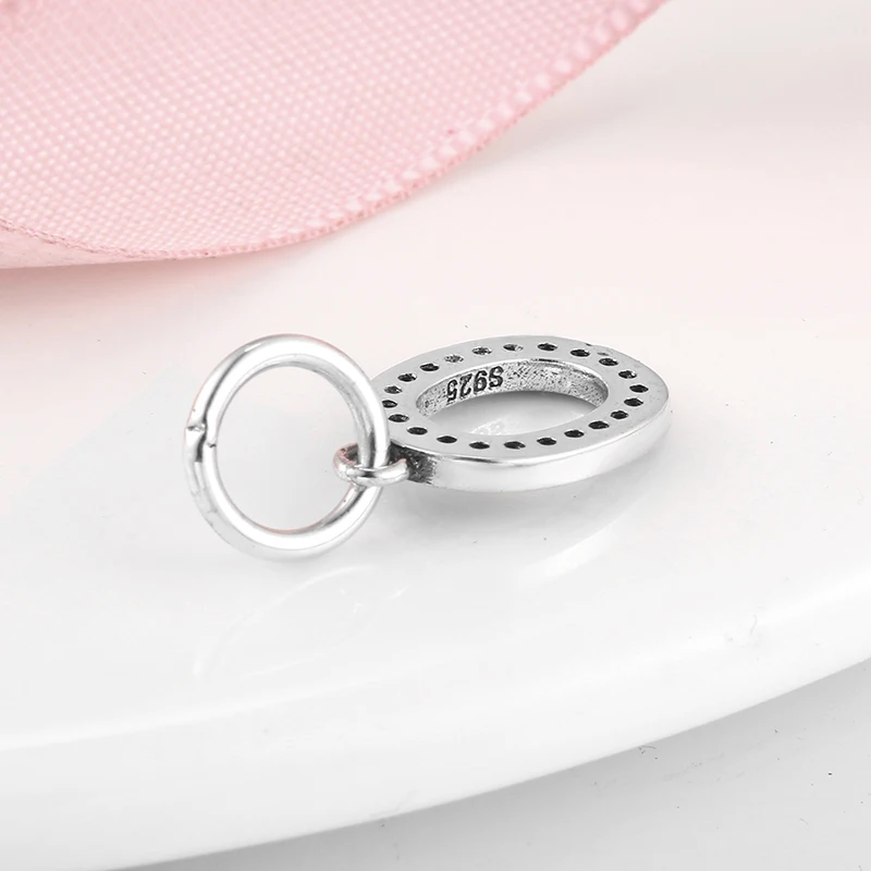 Подвеска из настоящего стерлингового серебра 925 пробы с фианитом | Украшения и