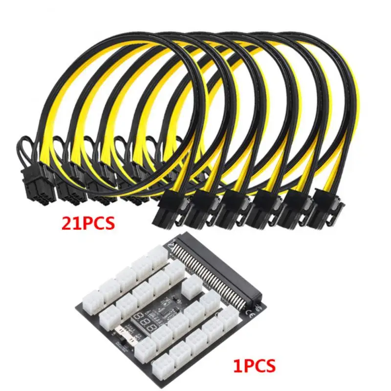 

Плата блока питания PCI-E, 12 В, 21x6 контактов, для HP 1800 Вт