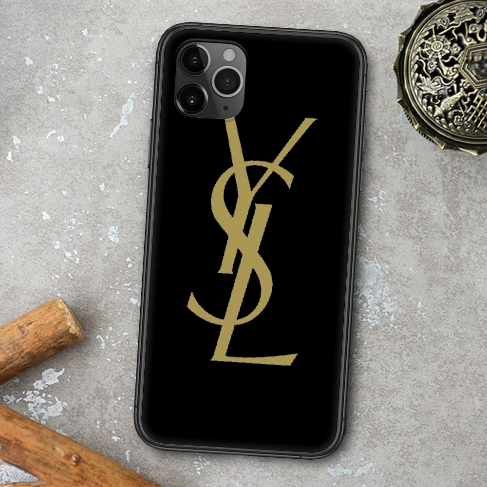 

Fashion Y-YSLS Luxury Phone Case For Iphone 4 4s 5 5S SE 5C 6 6S 7 8 Plus X XS XR 11 12 Mini Pro Max 2020 black Coque Trend