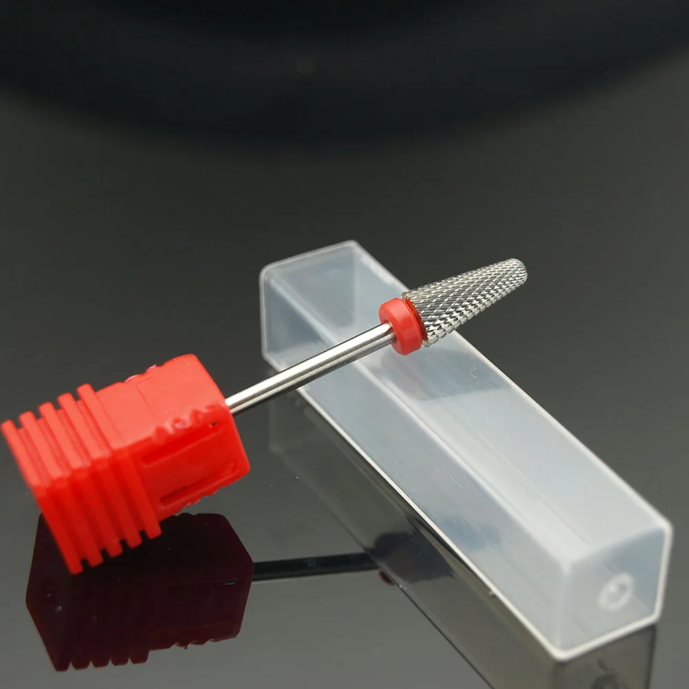 Easynail~Новый 3/32 '' Тунгстеновый стальной насадка для сверла для ногтей Файлик Карбидный наконечник Гель-удалитель Миллинг Серебро на.