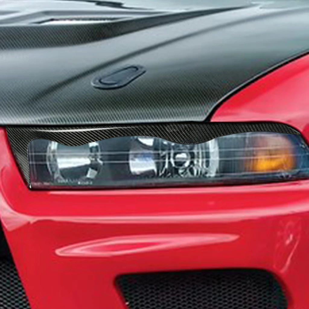 1 пара автомобильные фары из углеродного волокна для Mitsubishi Galant 1997 1998 1999 2000 2001 2002 -