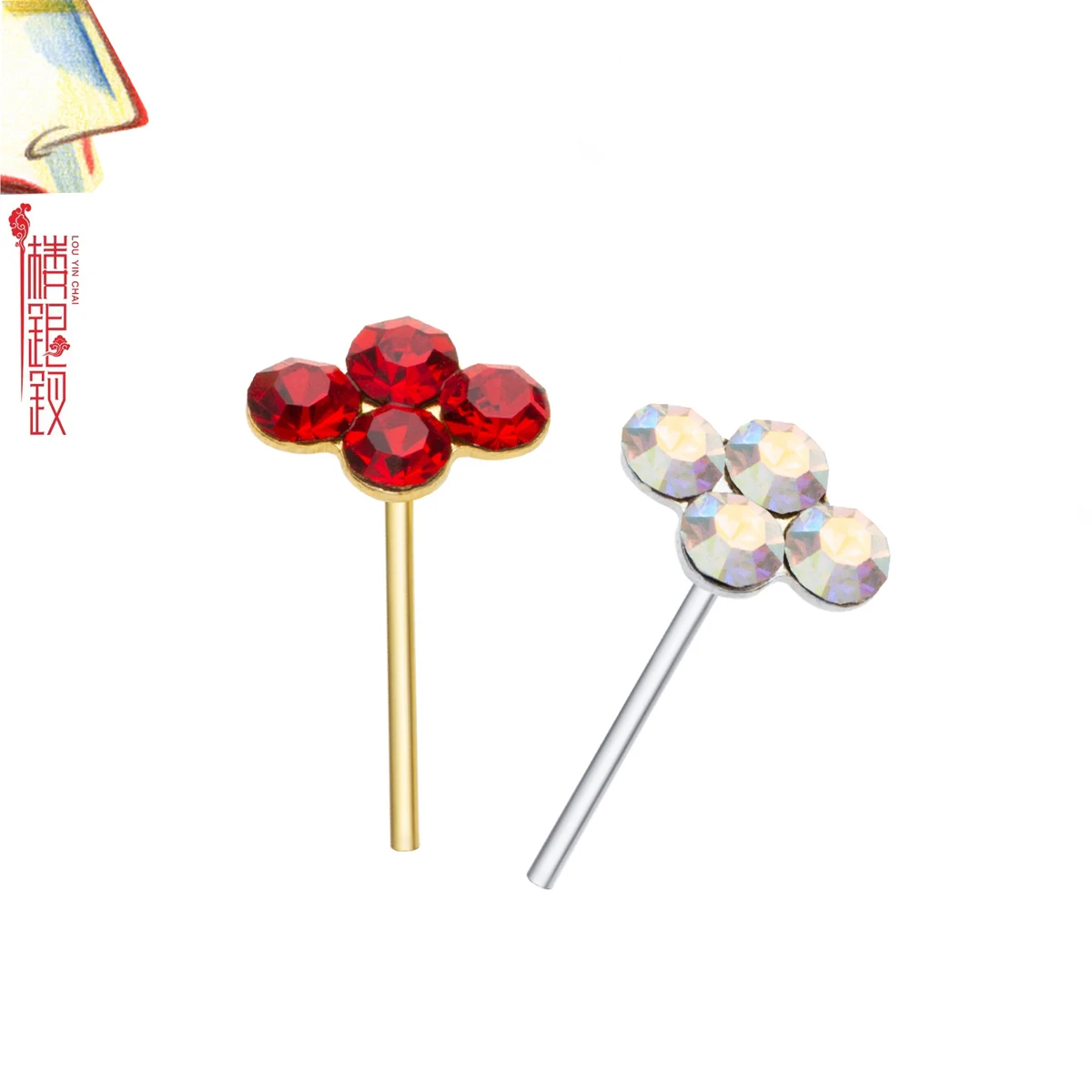 

New Arrival Lot Of Silver Nose Piercing Crystal Nose Ring And Stud Trendy Indian Jewelry Helix Piercing Nariz Joyería Del Cuerpo