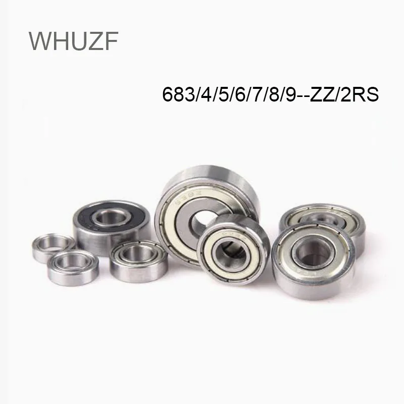 Радиальные шарикоподшипники WHUZF 683ZZ RS 684-2Z rs 685 2rs 686 ZZ 687 2RS 688z 689rs Миниатюрная модель