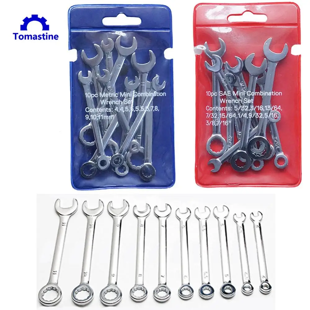 Набор гаечных ключей двойного назначения мини гаечные ключи из хром ванадиевой