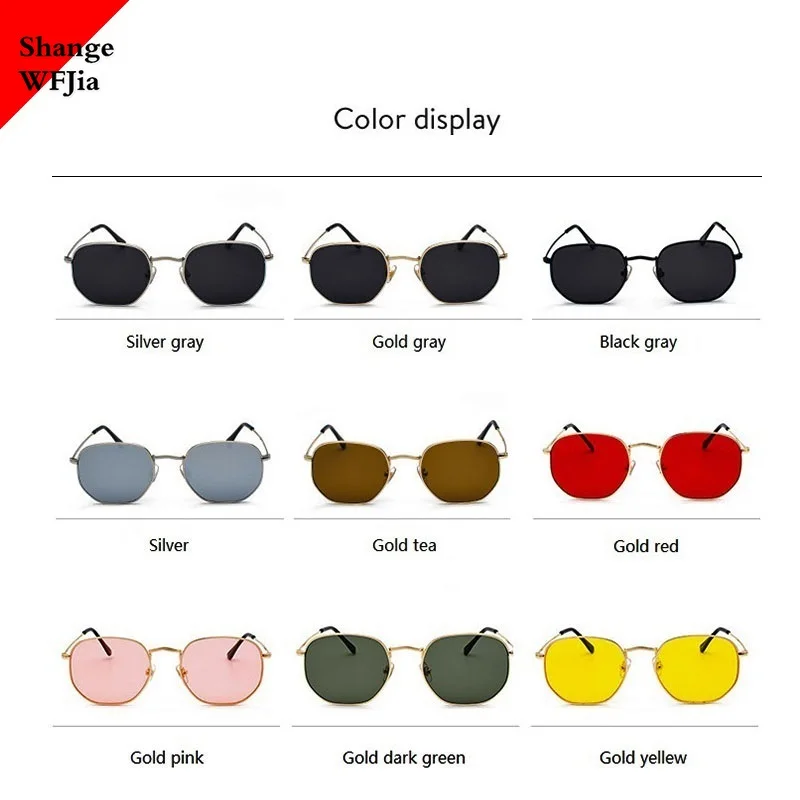 

2020 Men Hexagon Sunglases Women Brand Driving Shades Male Sunglasses For Men's Glasses Gafas De sol UV400