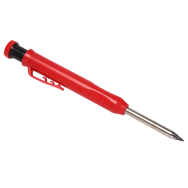 Solid Carpenter Pencils With 18 Refills Woodworking Tools Deep Hole Pen Marking Tool For Architects | Инструменты