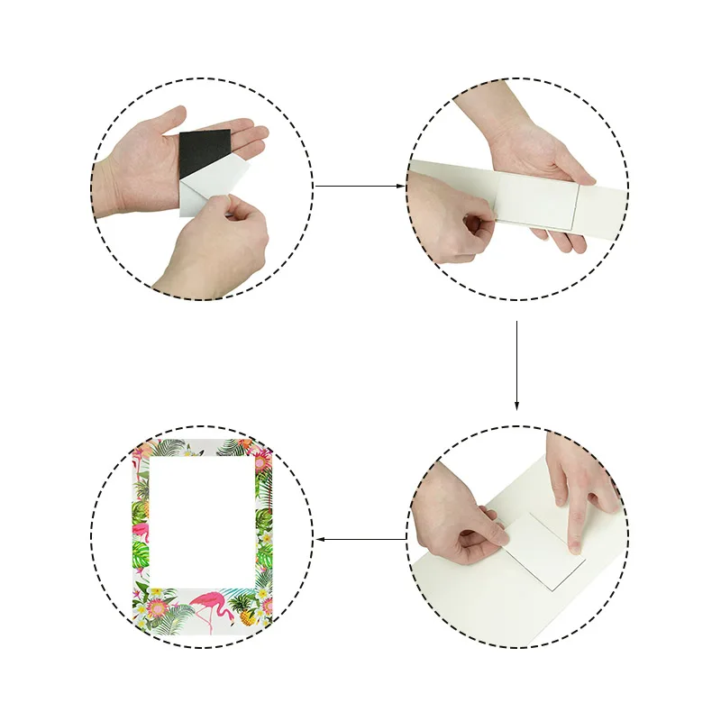 Реквизит для фотобудки с изображением фламинго гавайская вечеривечерние