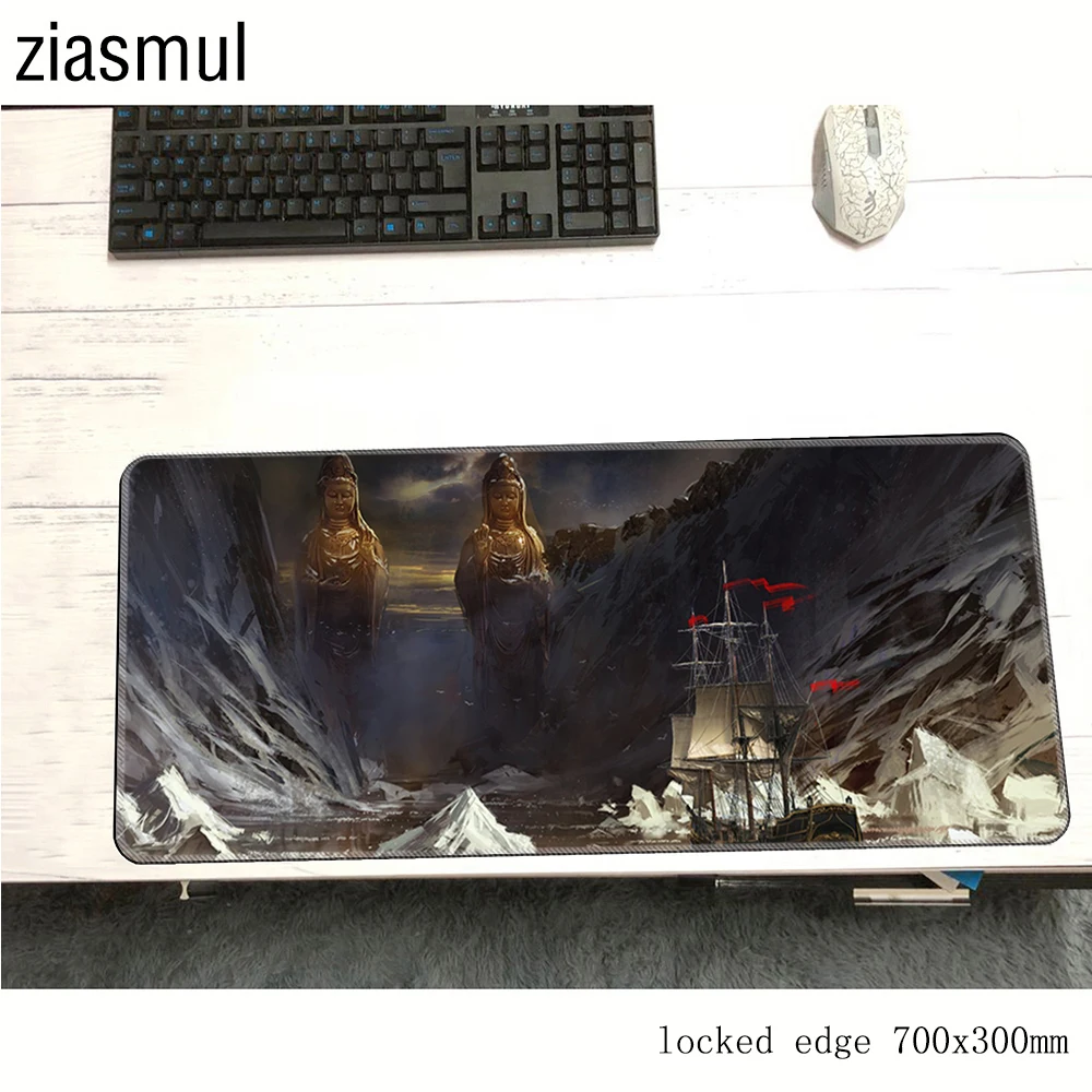

Ship Fantasy padmouse Kawaii accessory 900x400x2mm mouse pad gaming enterprise cute mats keyboard mouse mat gamer