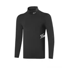 Рубашка-поло мужская с длинным рукавом, быстросохнущая мягкая ткань, дышащая Спортивная одежда для гольфа, Осень-зима