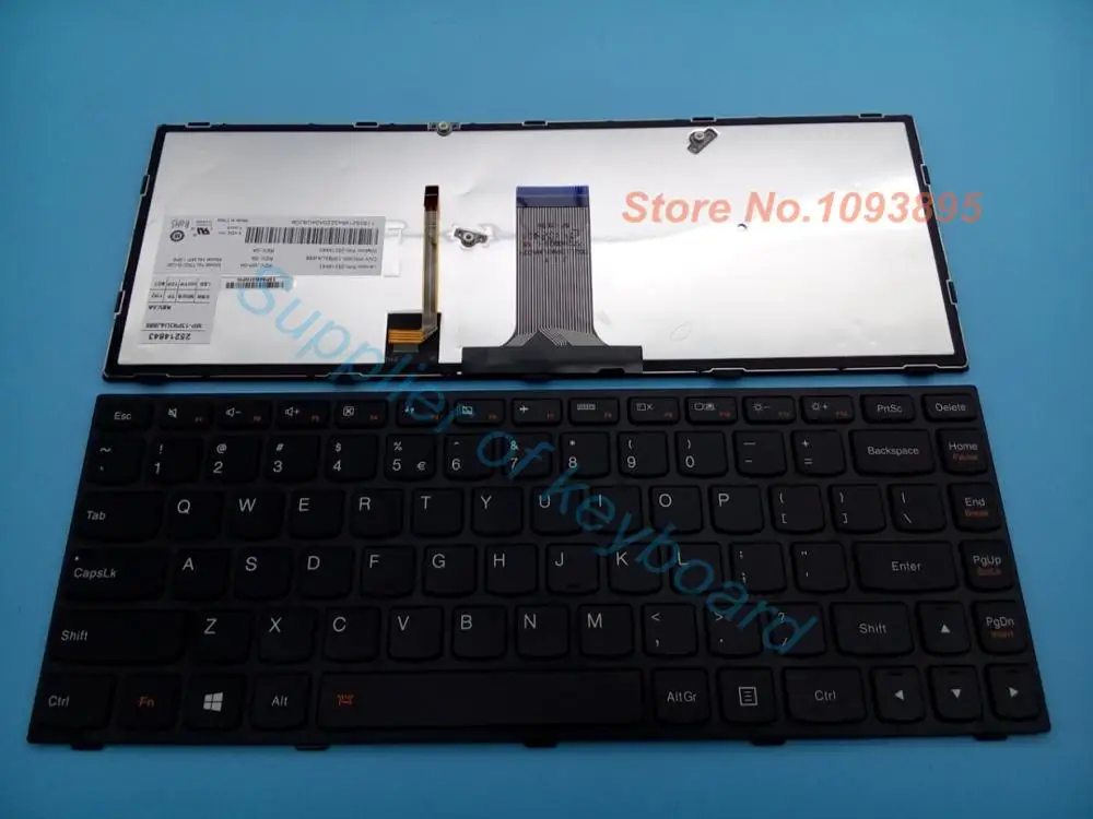 Оригинальная новая английская клавиатура для lenovo FLEX2 Flex 2 14 14D ноутбук черная