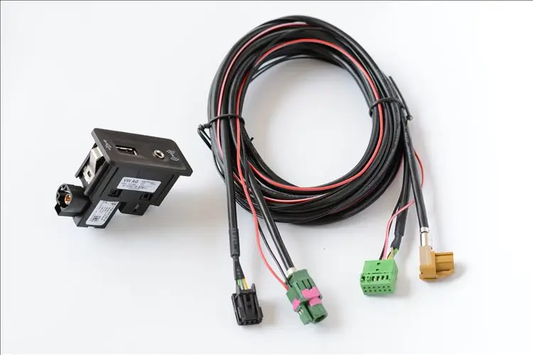 MIB2 CarPlay USB AUX переключатель MDI AMI адаптер штепсельная вилка Жгут кабеля для V.W Golf 7 MK7