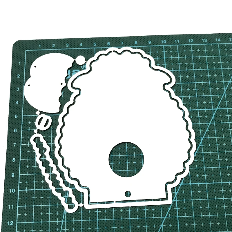 

Miss Vintage Animal Sheep Decoration Metal Cutting Dies Stencil Lolli Holder Scrapbooking Photo Album Card Paper Craft DIY Die