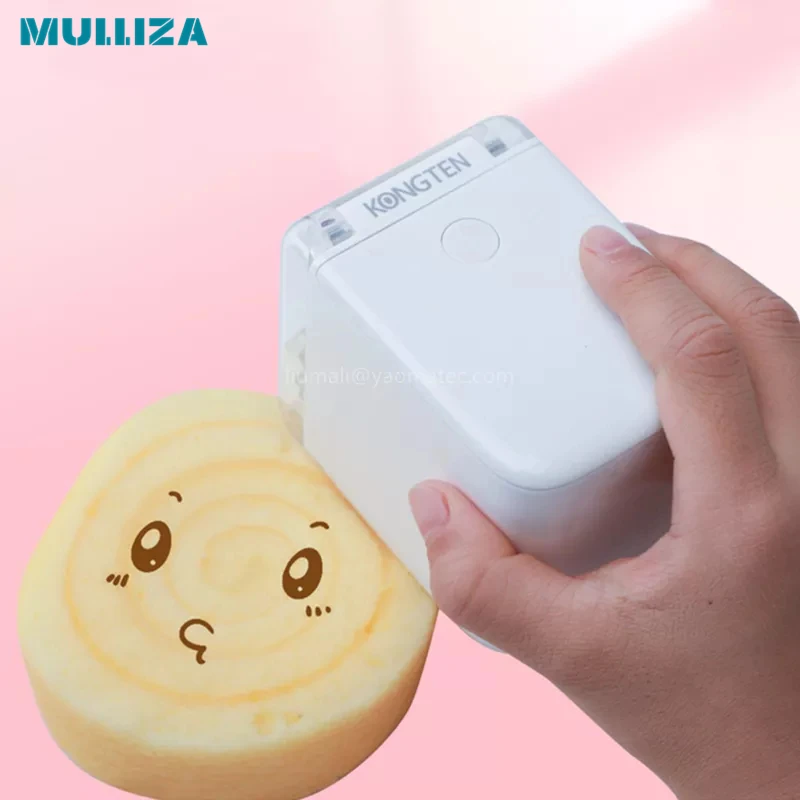 Портативный струйный принтер для печати кофе ручной пищевой приготовления пищи