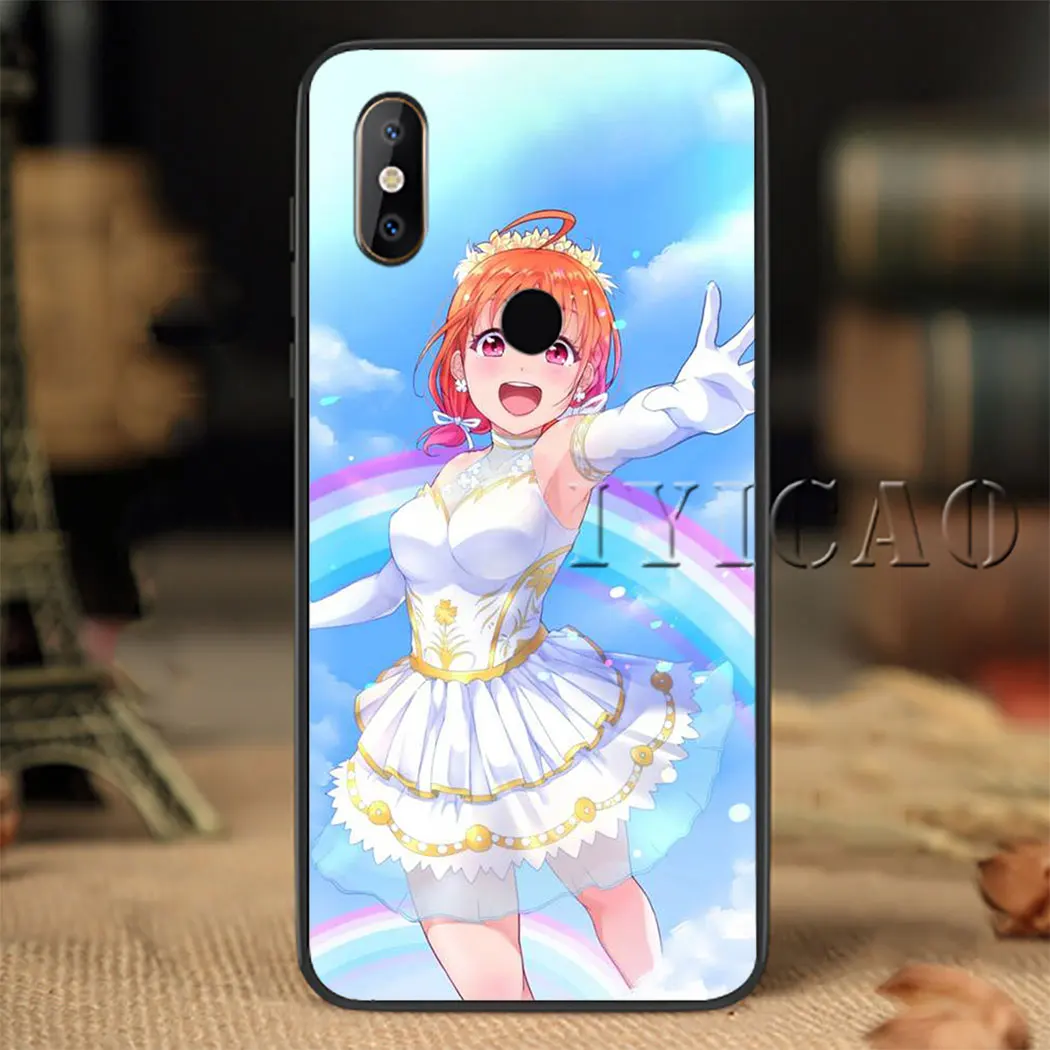 Мягкий силиконовый чехол для телефона Love Live Sunshine Redmi Note 4X 5 6 7 8 Pro 5A 16 ГБ 32 64 Prime |